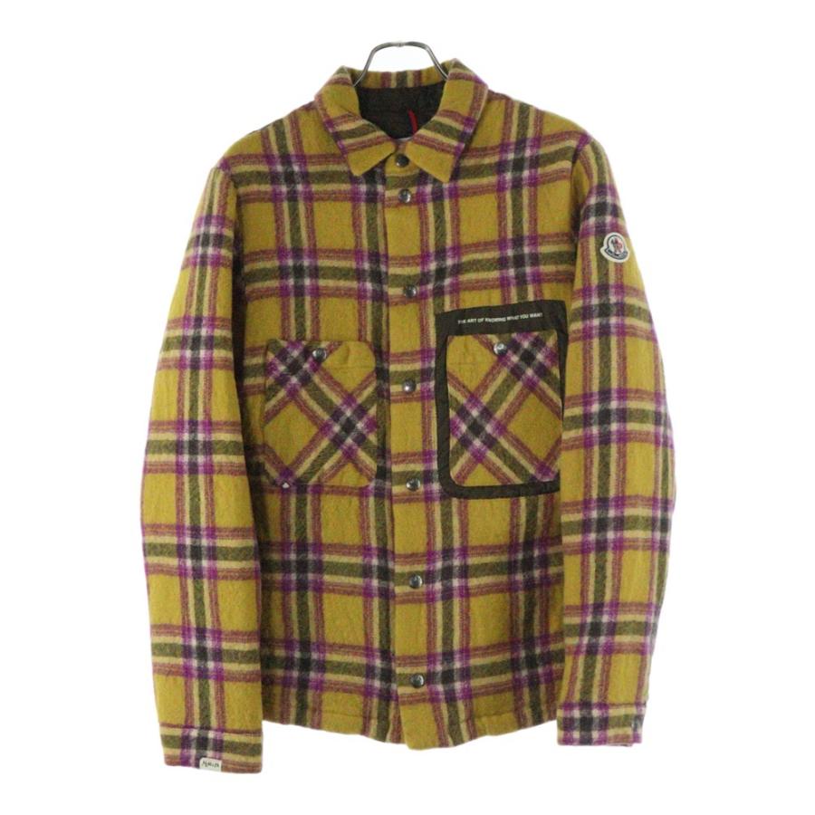 MONCLER（モンクレール） 21AW KURYS ウールチェック ダウンシャツ