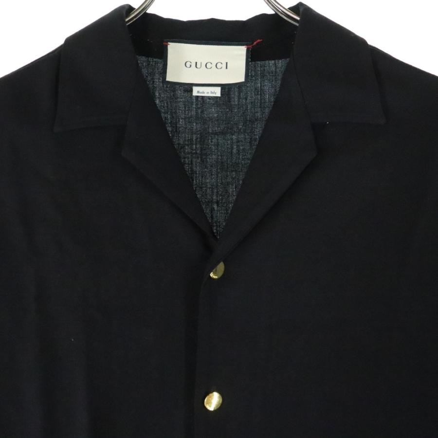 GUCCI グッチ 20SS Orgasmique Bowling Shirt レーヨン オープンカラー