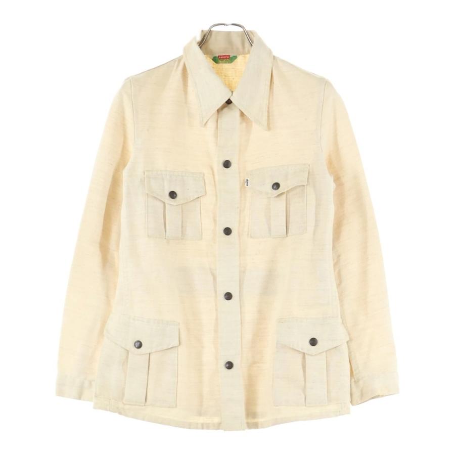 ​【70s Vintage】Levi'sブッシュコート デニム　白タグサファリ 70s USA製 Levi's Safari Bush Denim Jacket リーバイス ブッシュ