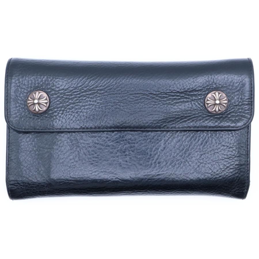 CHROME HEARTS（クロムハーツ） WAVE ウェーブ レザーウォレット 財布