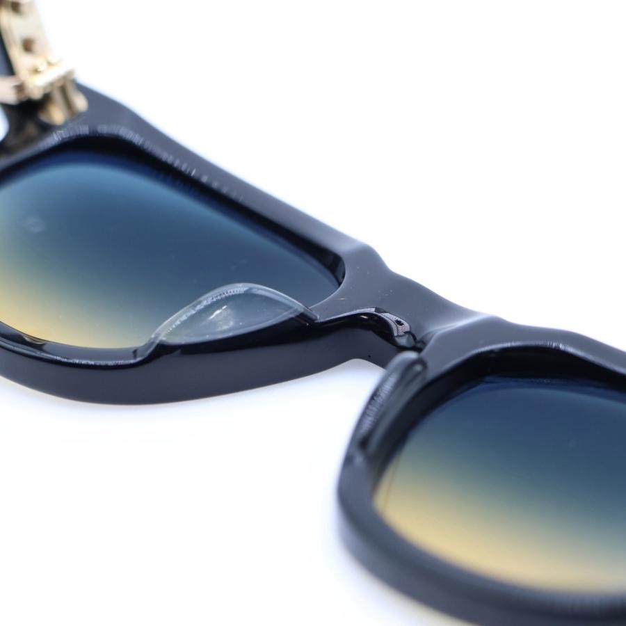 クロムハーツ　サングラス ブラック/イエロー CHROME HEARTS CHプラス ピラミッド サングラス メガネ ブラック