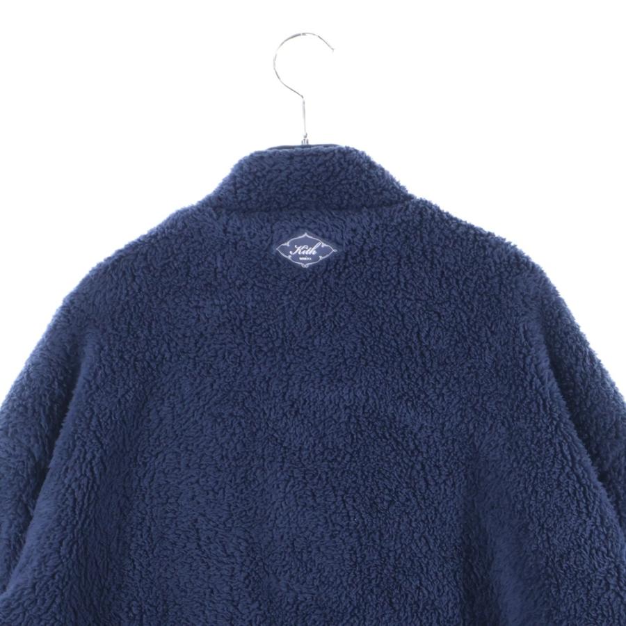 KITH（キス） フリース ボア ジップアップジャケット ネイビー 24-020