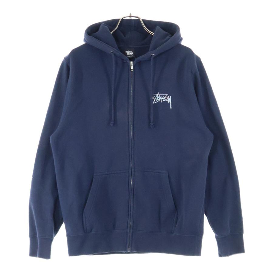 STUSSY（ステューシー） バックスカルプリント ジップアップコットン