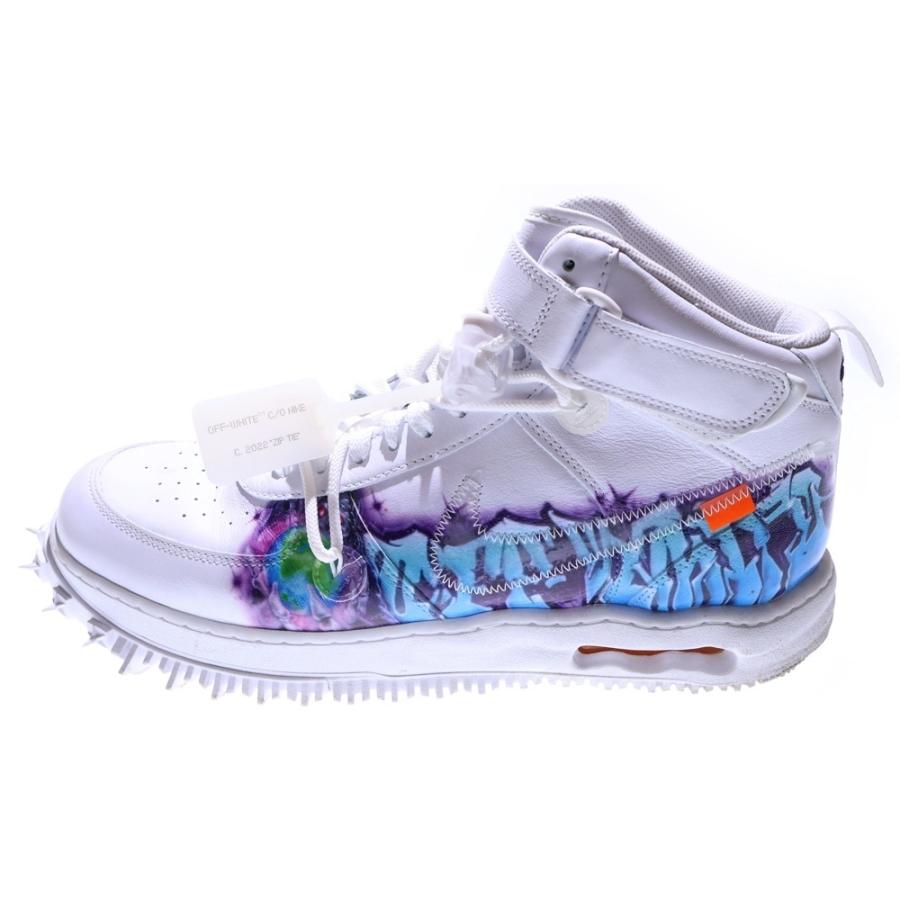 NIKE（ナイキ） ×OFF-WHITE AIR FORCE1 MID SP LTHR オフホワイト エア