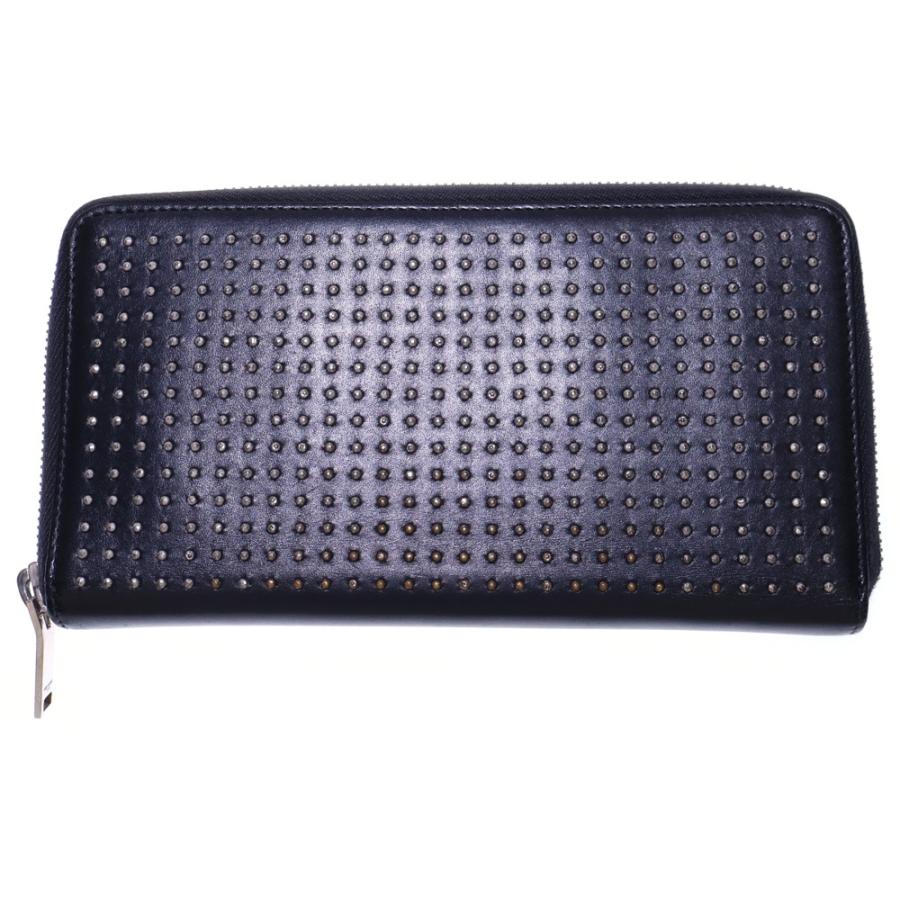 サンローラン ラウンドジップ長財布 ブラック ロングウォレット SAINT