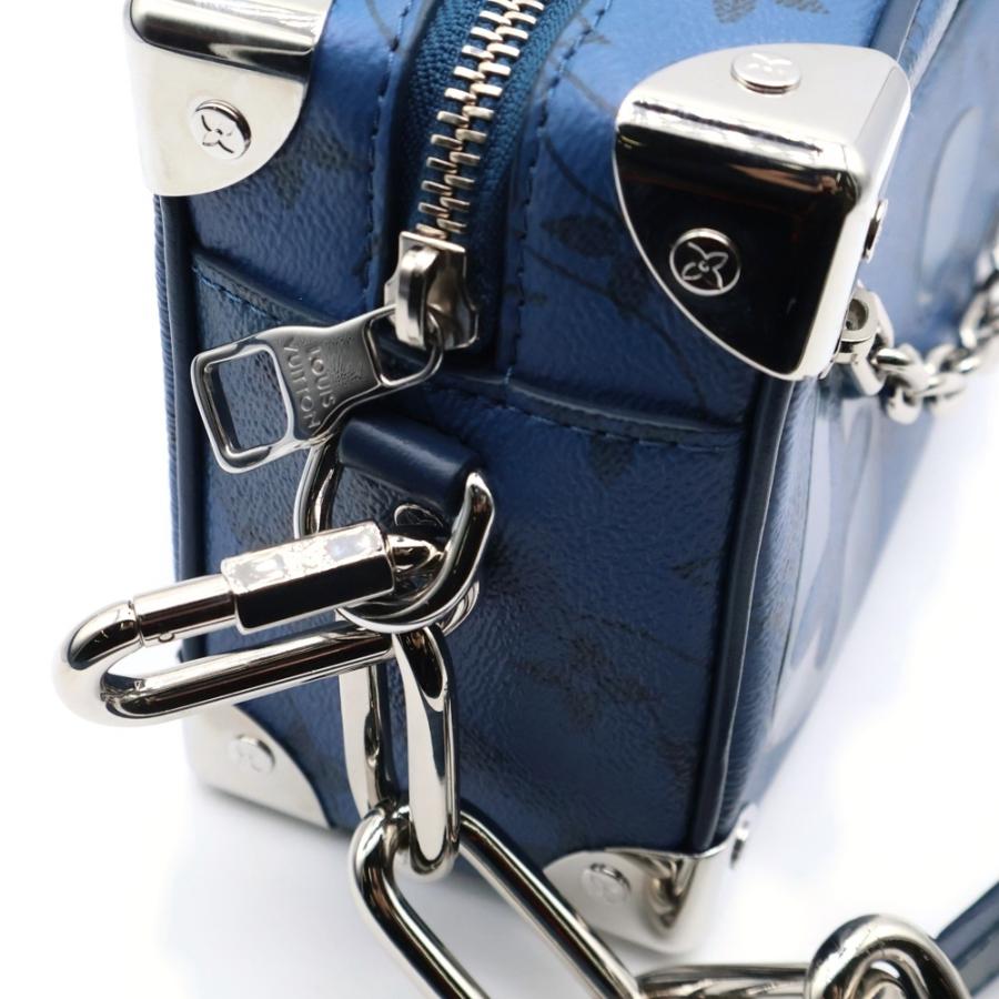 LOUIS VUITTON ルイヴィトン LV ソフトトランク アクアガーデン ショルダーバッグ ブルー M22588/RFID LOUIS VUITTON（ルイ・ヴィトン） LV ソフトトランク アクアガーデン