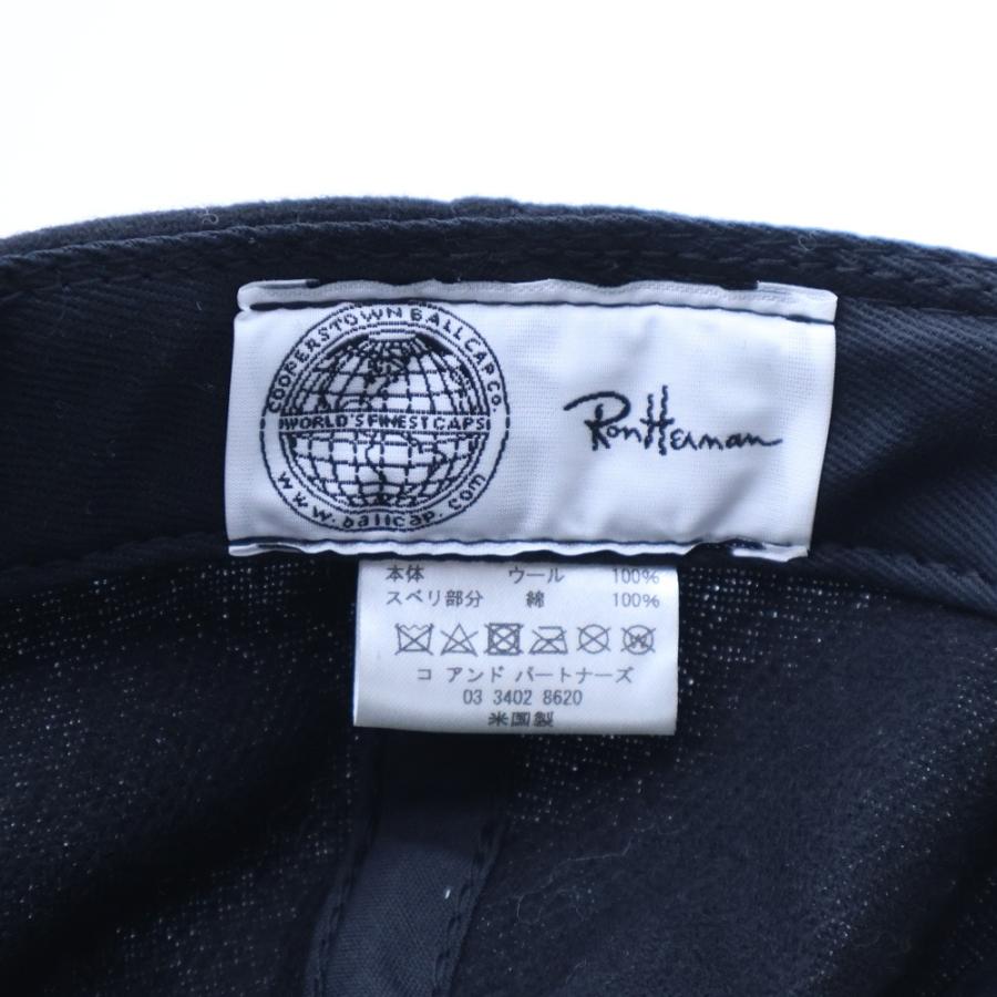 ハ*ち様 未使用 Ronherman ブラック　ベースボールキャップ Cooperstown Ball Cap for Ron Herman Nylon-Cotton Cap New Arrival