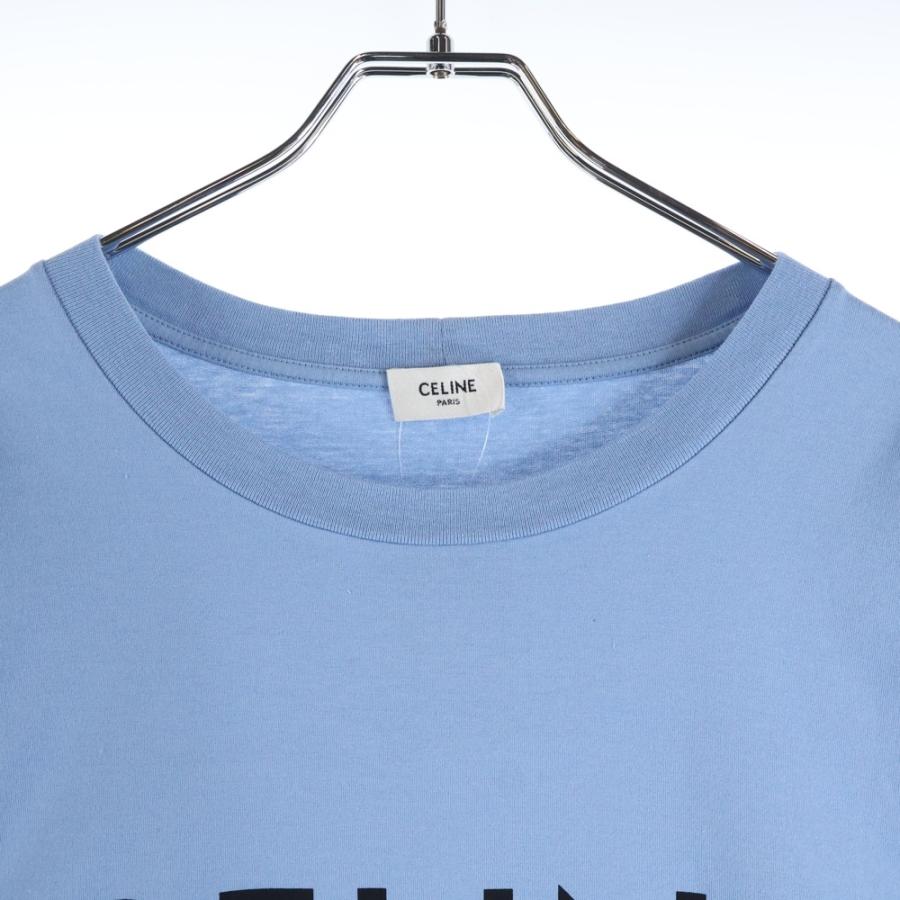 CELINE セリーヌ ルーズフィット スクリーン ロゴ プリント 半袖T