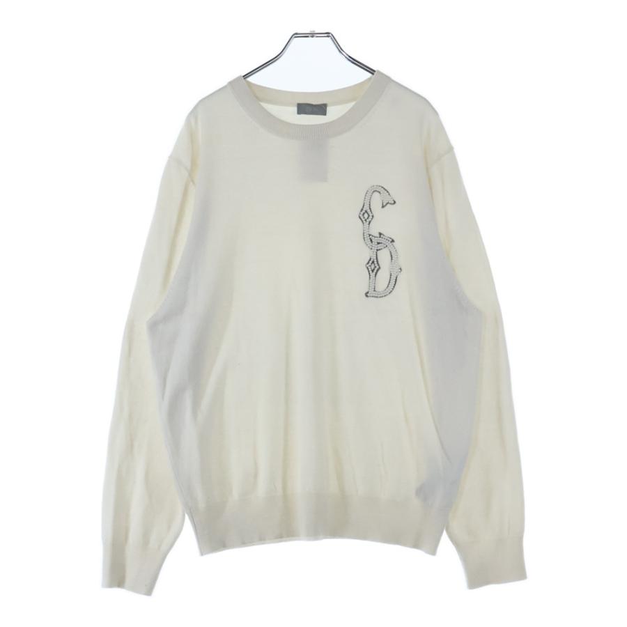 DIOR ディオール 23AW CDインターレース クルーネック ニットセーター