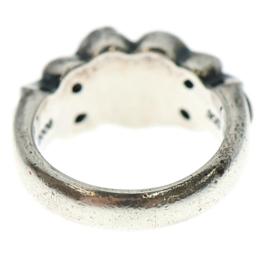 Chrome Hearts ハートモチーフリング 正規品 クロムハーツ シルバー CHROME HEARTS（クロムハーツ） FLRL CRS HRT フローラルハート