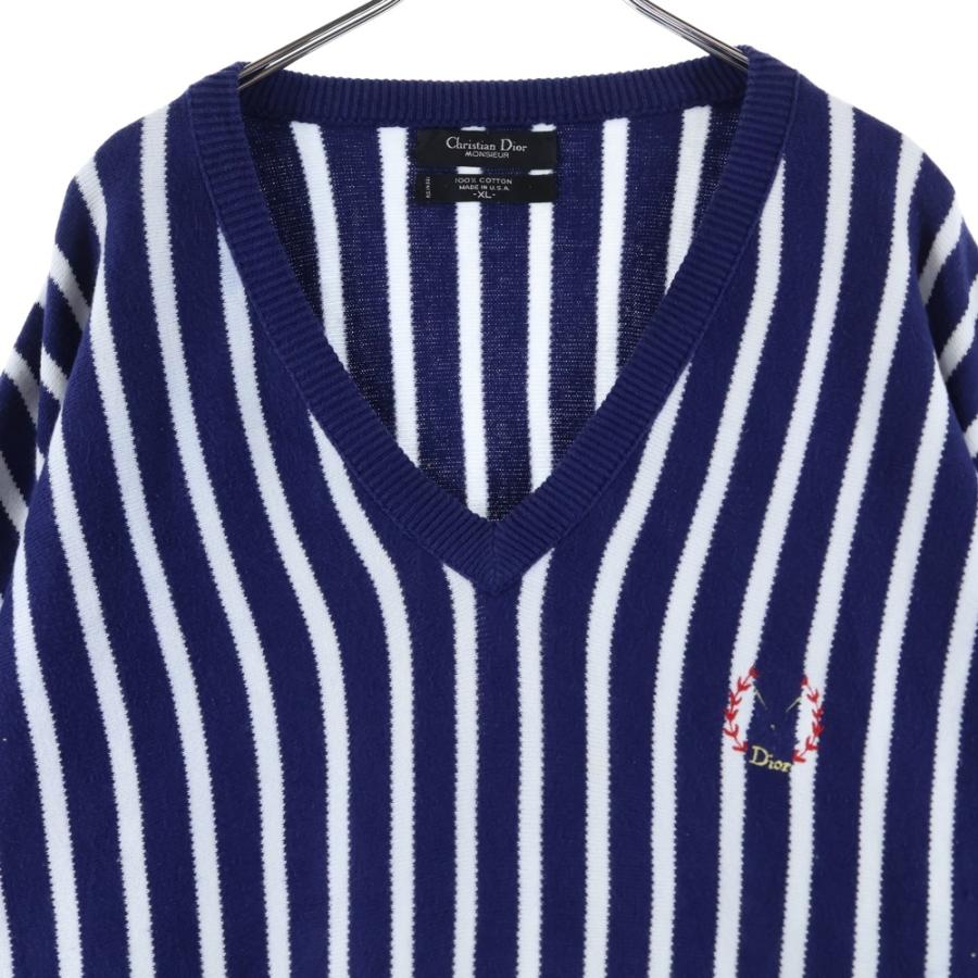 凛*様 Christian Dior ストライプニットセーター 凛*様 Christian Dior ストライプニットセーター