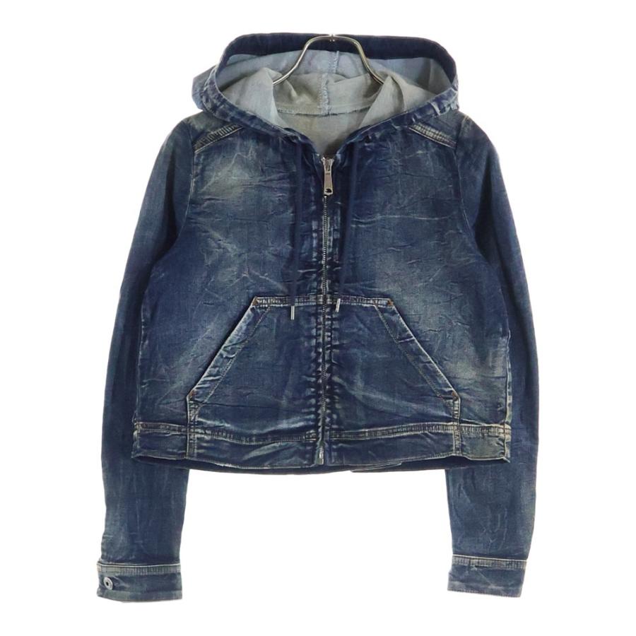 DIESEL（ディーゼル） ジップアップ フーデッド デニム ジャケット