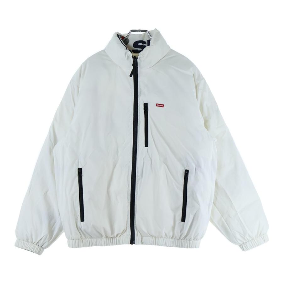 Supreme フード付きナイロンジャケット ホワイト Supreme（シュプリーム） 18AW NY Reversible Puffy Jacket フォト