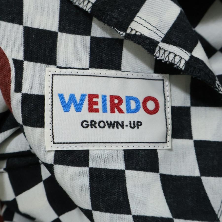 WEIRDO GROWN-UP セットアップ チェッカーフラッグ WEIRDO（ウィアード） チェッカーフラッグイージーパンツ ブラック