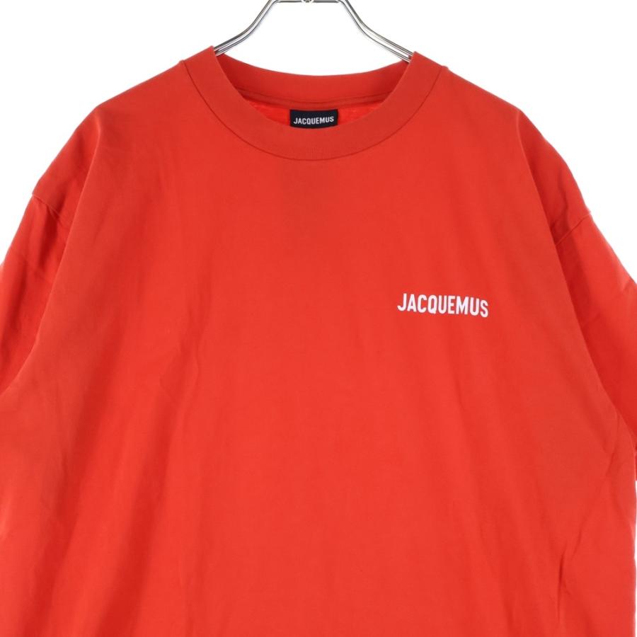 JACQUEMUS（ジャックムス） Logo Tee ロゴプリント 半袖Tシャツ レッド
