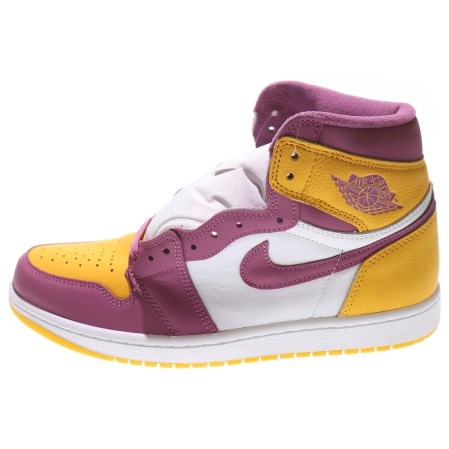 NIKE Air Jordan 1 パープル/イエロー ハイカット NIKE（ナイキ） AIR JORDAN 1 エアジョーダン1 ブラザーフッド