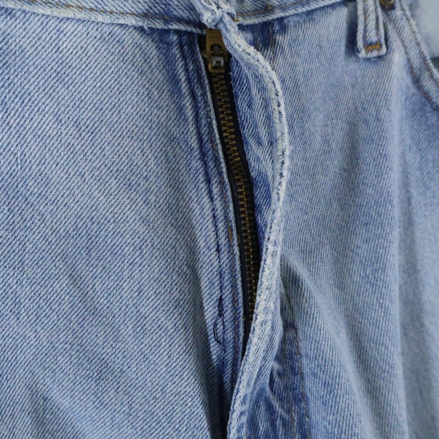 RRL ダブルアールエル USA製 ジップフライ ダメージ ストレート デニム
