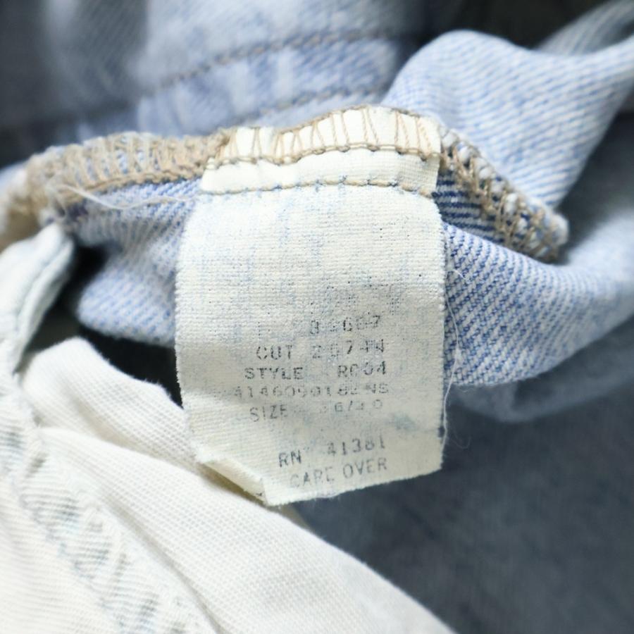RRL ダブルアールエル USA製 ジップフライ ダメージ ストレート デニム