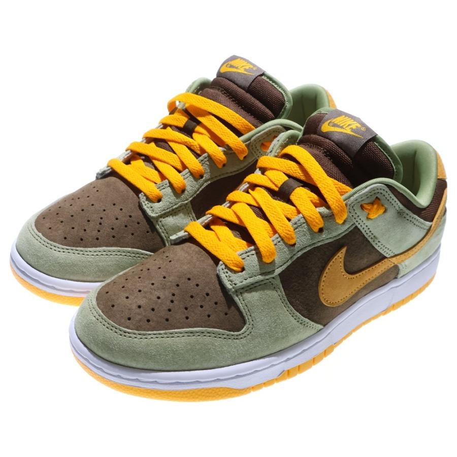 Nike Dunk Low スニーカー ダスティオリーブ/ブラウン/イエロー NIKE（ナイキ） DUNK LOW SE DUSTY OLIVEUSTY OLIVE ダンク ダスティ