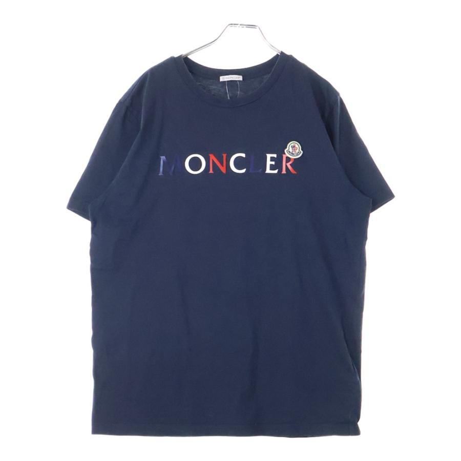 【新品未使用】MONCLER　　モンクレール　半袖　Tシャツ　ブルー　サイズM MONCLER（モンクレール） 【カラー限定特価】MONCLER 半袖Tシャツ