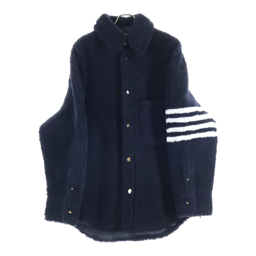 最高級 トムブラウン Thom Browne マウンテン ジャケット ジップ 紺 koe×THOM BROWNE（コエトムブラウン）の「[KOE×THOM BROWNE]MENS ZIP