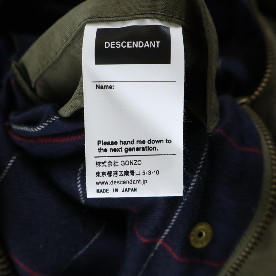 DESCENDANT ディセンダント 19SS GAME SOUTIEN COLLAR COAT ゲーム
