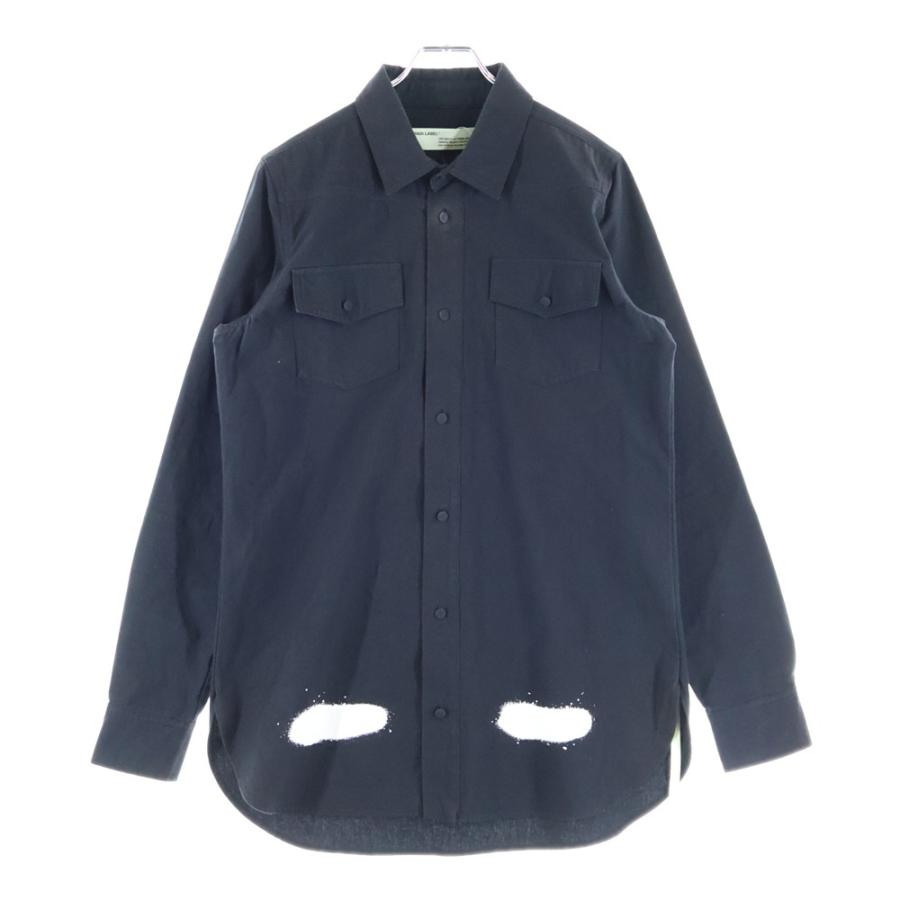 OFF-WHITE オフホワイト 17SS DIAGONAL SPRAY SHIRT ダイアゴナル
