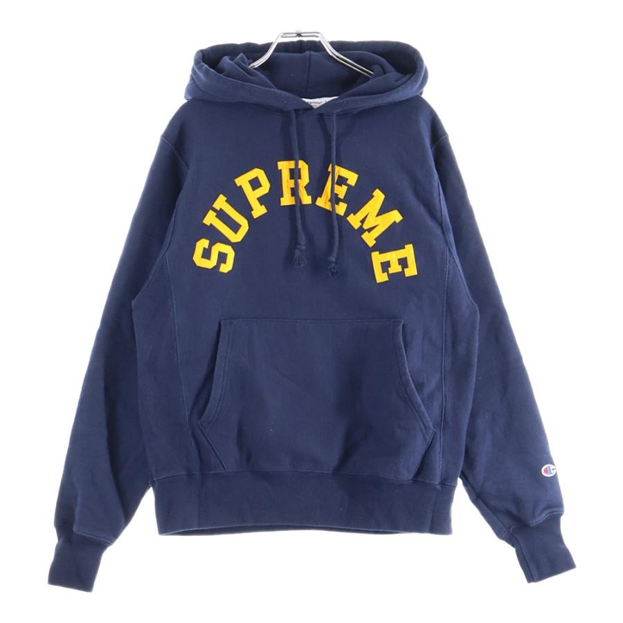 supreme シュプリーム　センター　アーチロゴ　XL ネイビー　希少 supreme シュプリームセンターアーチロゴXL ネイビー希少