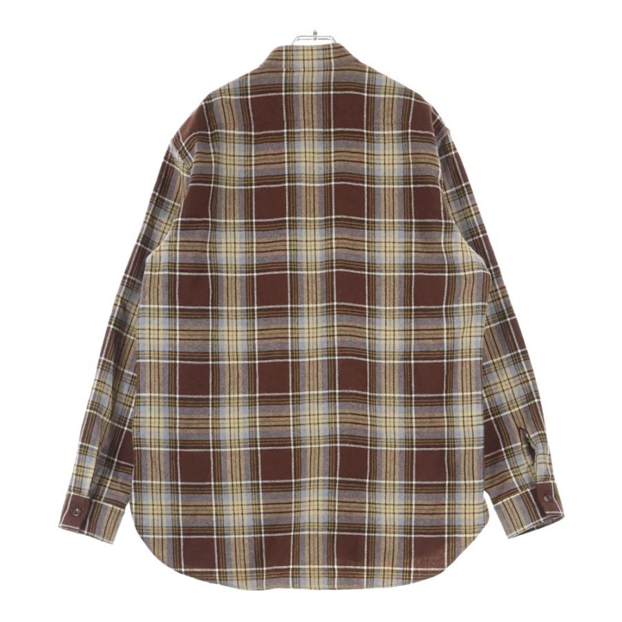 GUCCI（グッチ） Wool Checked L/S Shirt ウール チェック スタンド