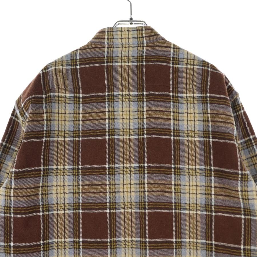 GUCCI（グッチ） Wool Checked L/S Shirt ウール チェック スタンド