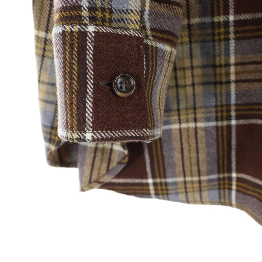 GUCCI（グッチ） Wool Checked L/S Shirt ウール チェック スタンド