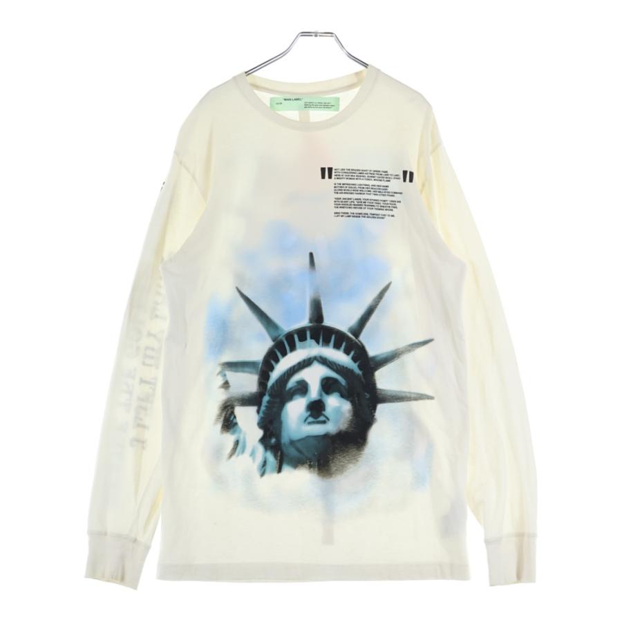 OFF-WHITE オフホワイト 18AW LIBERTY L/S TEE 自由の女神 プリント