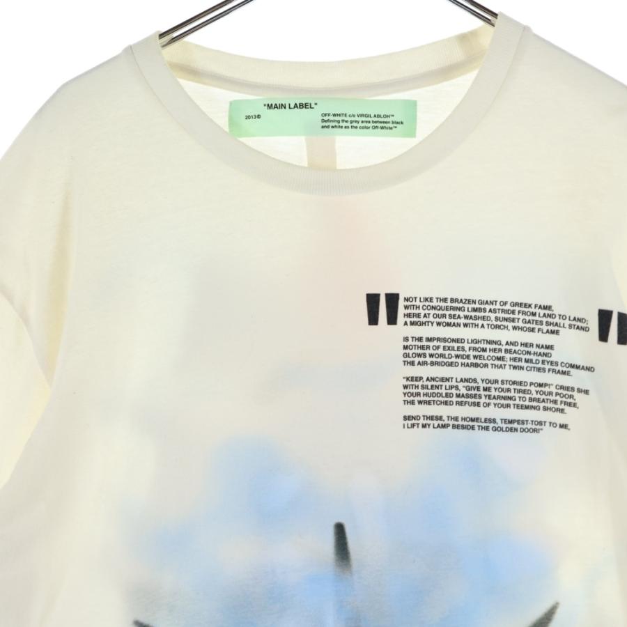 OFF-WHITE オフホワイト 18AW LIBERTY L/S TEE 自由の女神 プリント