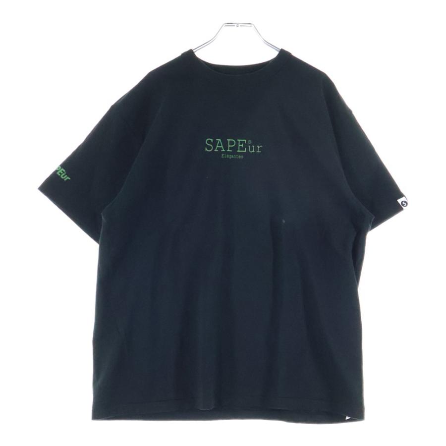 SAPEur サプール RODMAN ロッドマン プリント クルーネック半袖Tシャツ 