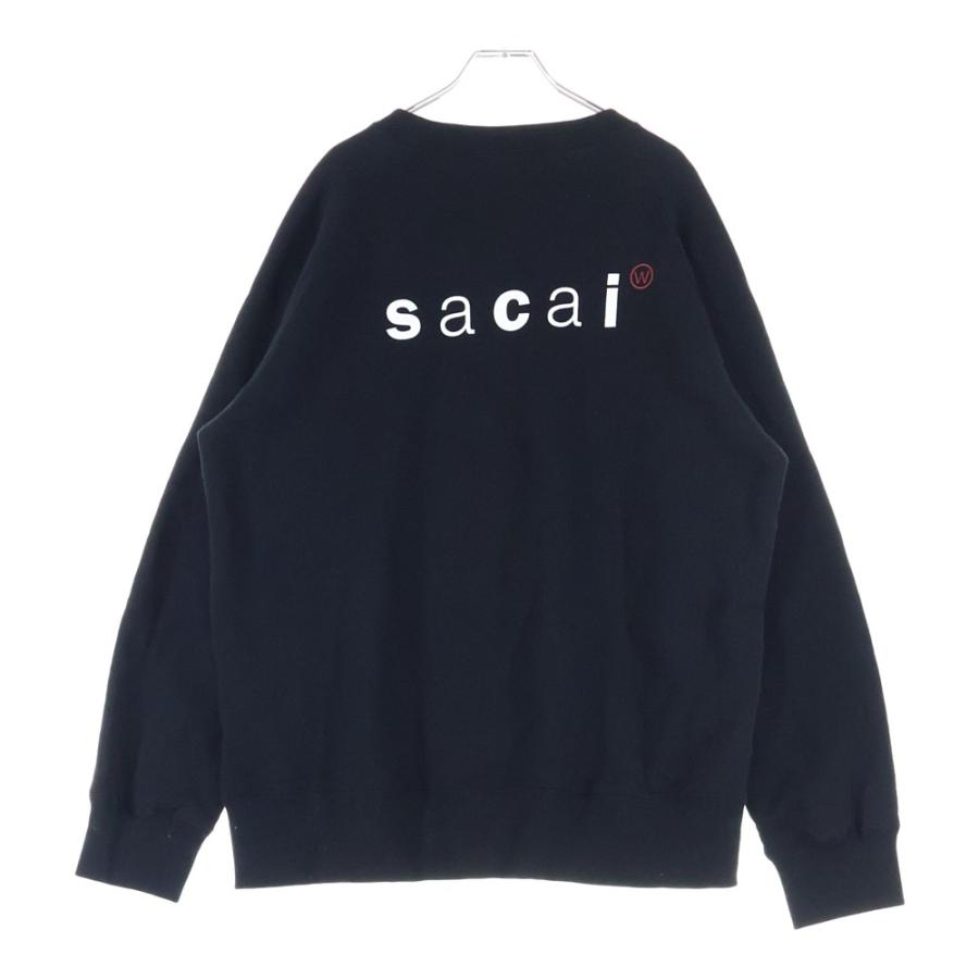【美品】A.P.C. × sacai コラボ スウェット 黒 Mサイズ サカイ アーペーセー A.P.C. sacai サカイコラボ Tani Sweatshirt スウェット