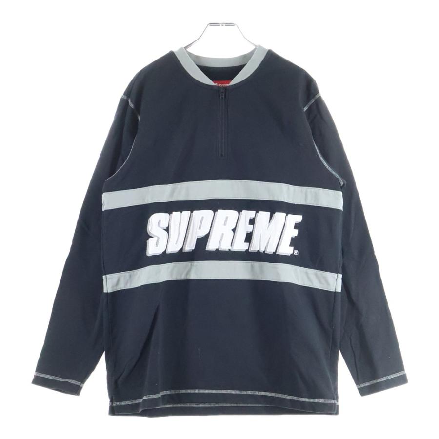 Supreme（シュプリーム） 16SS Bar Logo Half Zip Top バー ロゴ