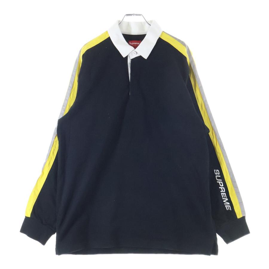 Supreme（シュプリーム） 18AW Reflective Sleeve Stripe Rugby