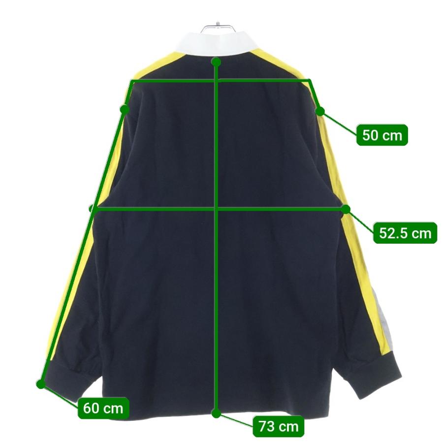 ウェア SUPREME Reflective Sleeve Stripe Rugby Supreme（シュプリーム） 18AW Reflective Sleeve Stripe Rugby