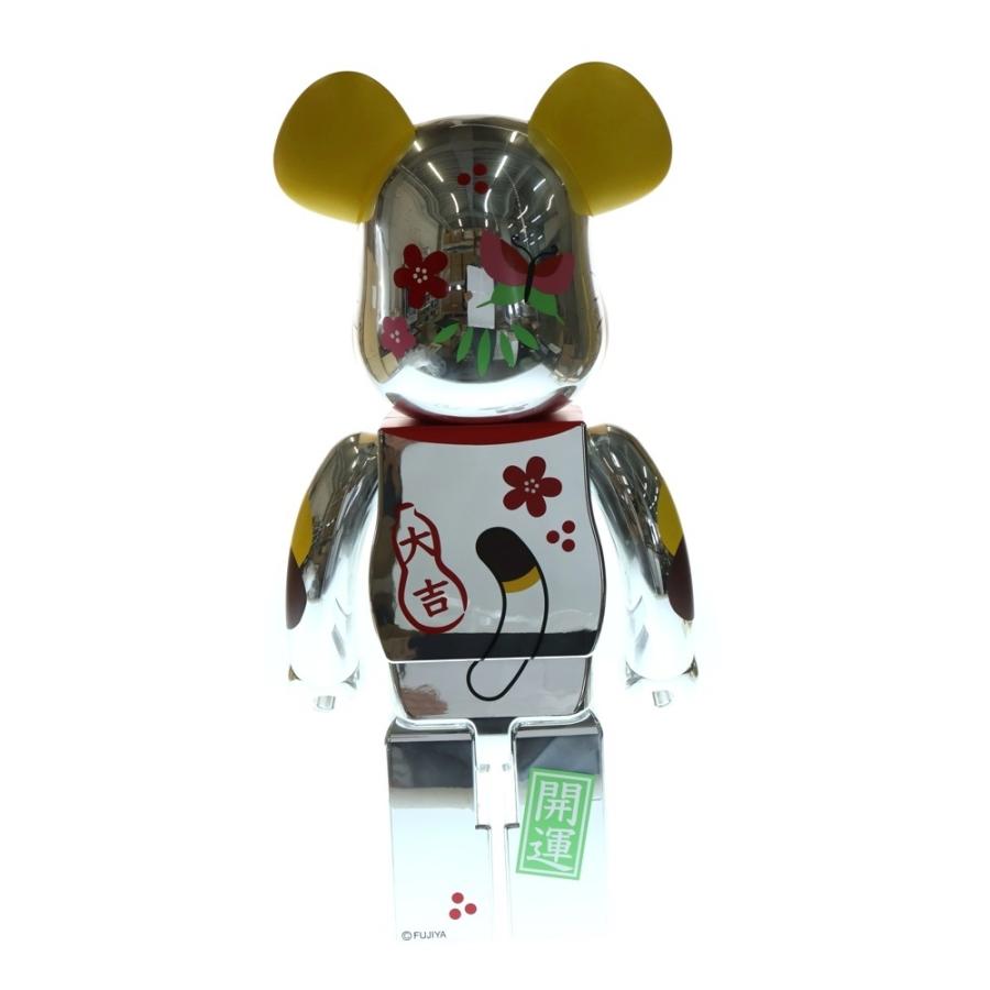 MEDICOM TOY（メディコム・トイ） BE@RBRICK 招き猫 ペコちゃん 福 銀