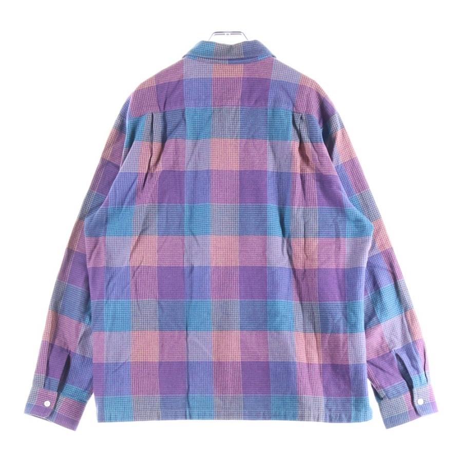 Supreme チェック柄 長袖ネルシャツ M‼️格安‼️ シュプリーム SUPREME チェック柄 ネルシャツ 長袖 青 白 ブルー