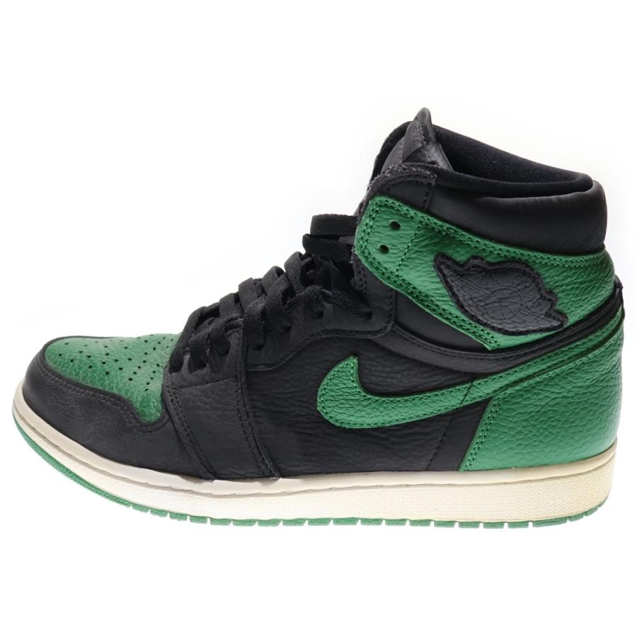 Nike Air Jordan 1 グリーン ブラック ハイカット NIKE（ナイキ） AIR JORDAN 1 RETRO HIGH OG PINE GREEN 2020 エア