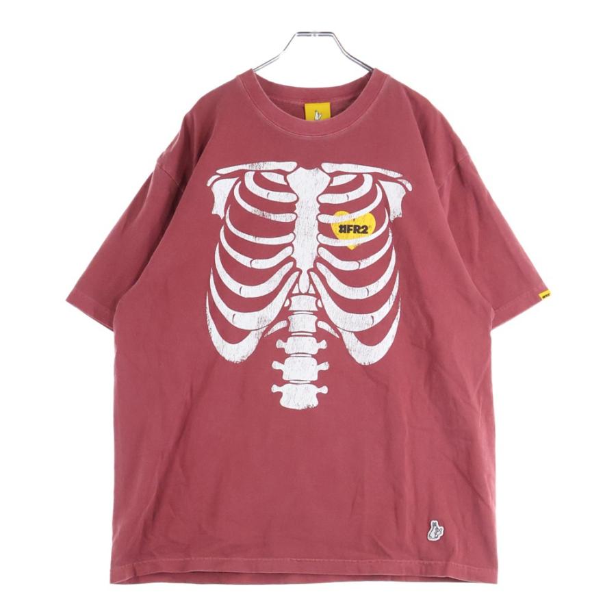 FR2 エフアールツー BONE GARMENT DYE T-SHIRT ボーンプリント クルー