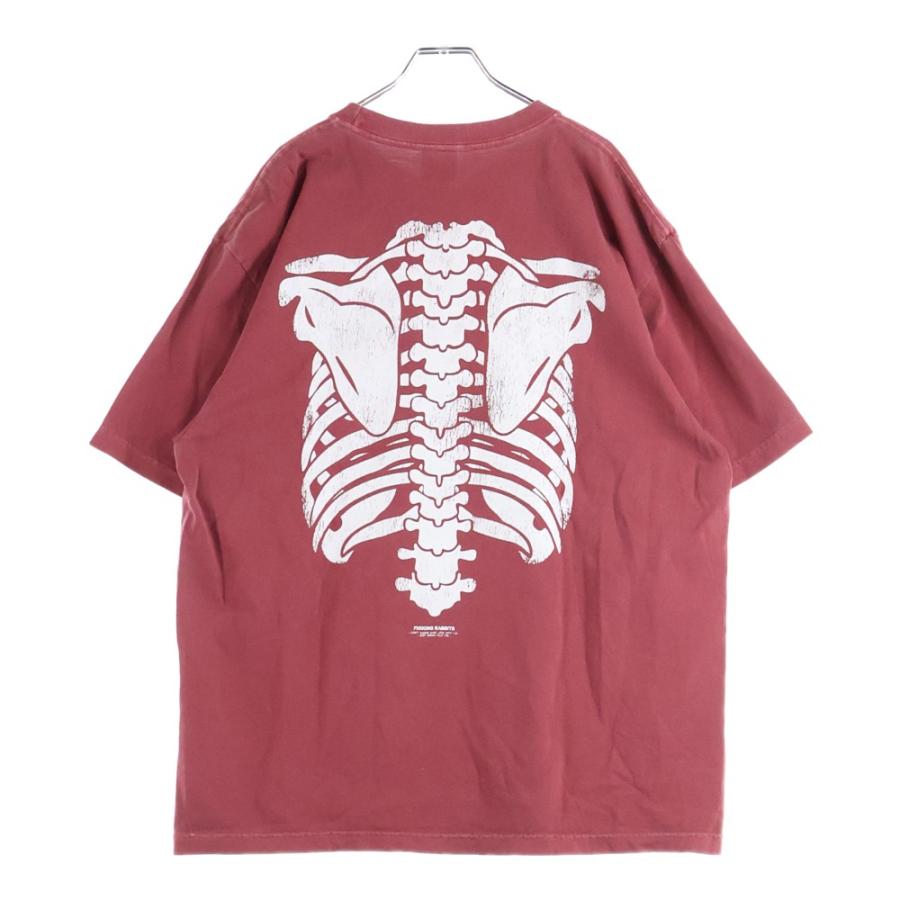 【美品】FR2 BONE ガーメント Tシャツ ヴィンテージ加工 希少XL 完売 FR2 エフアールツー BONE GARMENT DYE T-SHIRT ボーンプリント クルー
