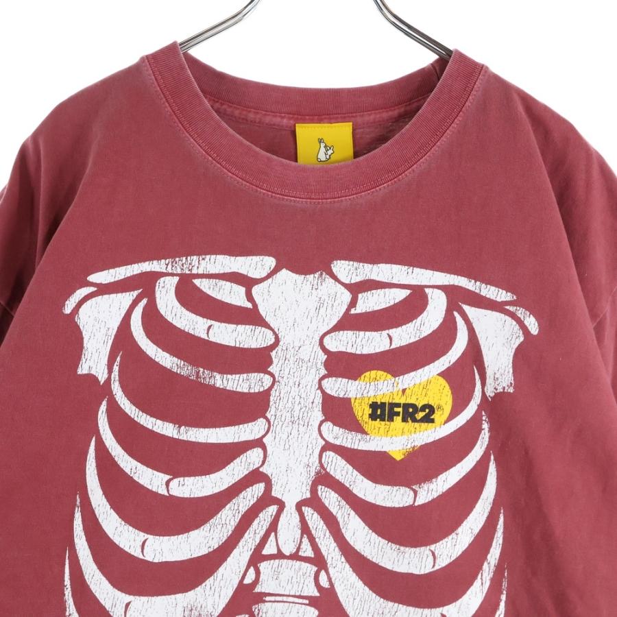 FR2 エフアールツー BONE GARMENT DYE T-SHIRT ボーンプリント クルー
