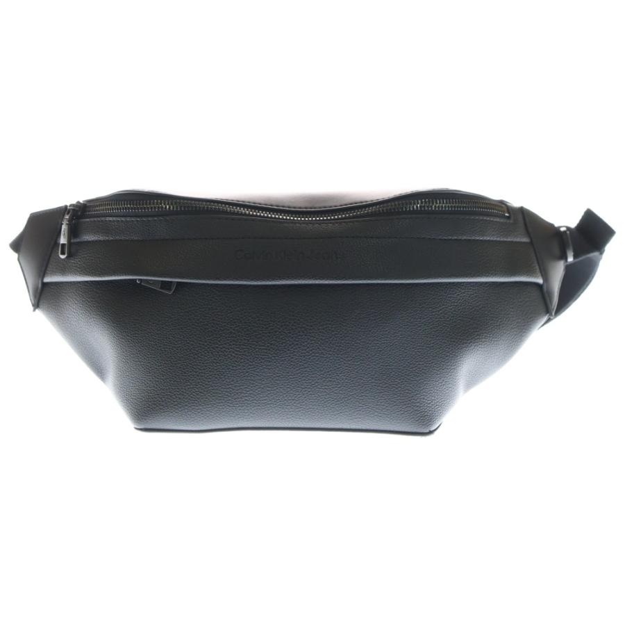 Calvin Klein（カルバン・クライン） ロゴエンボス レザー ウエスト