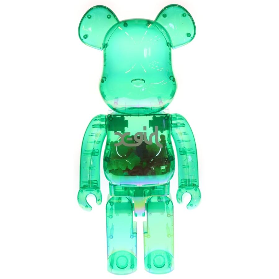 新品未開封 BE@RBRICK X-girl CLEAR GREEN 1000％ MEDICOM TOY（メディコム・トイ） BE@RBRICK X-girl CLEAR GREEN Ver