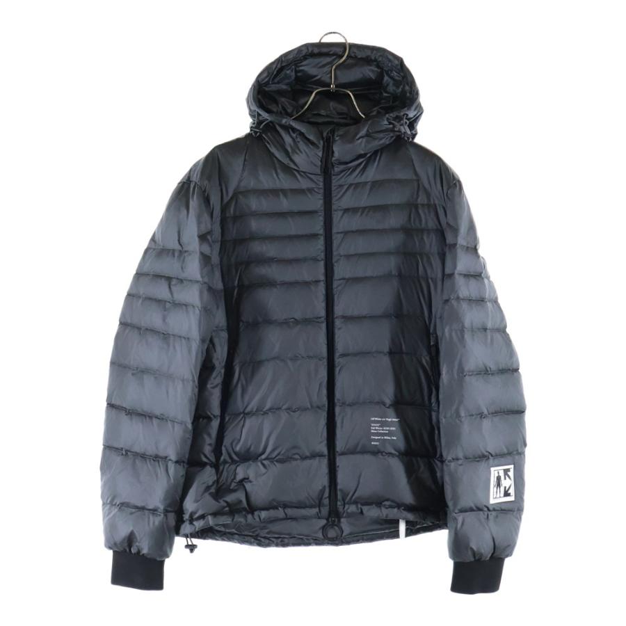 OFF-WHITE オフホワイト 20AW ジップアップ フーデット ダウン 