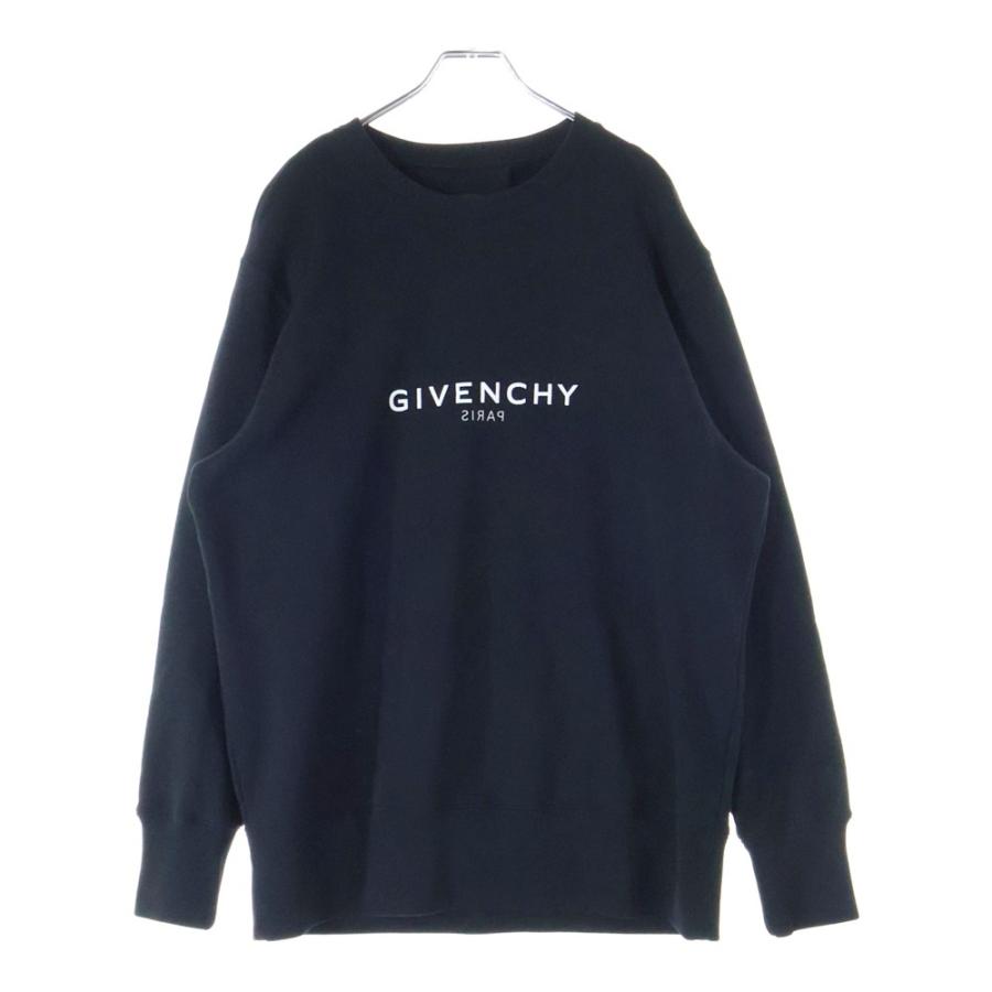 GIVENCHY（ジバンシィ） リバースロゴプリントクルーネック スウェット