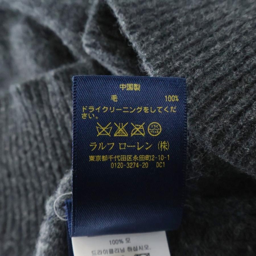 POLO RALPH LAUREN（ポロ・ラルフローレン） ポニー刺繍 ウール クルー 