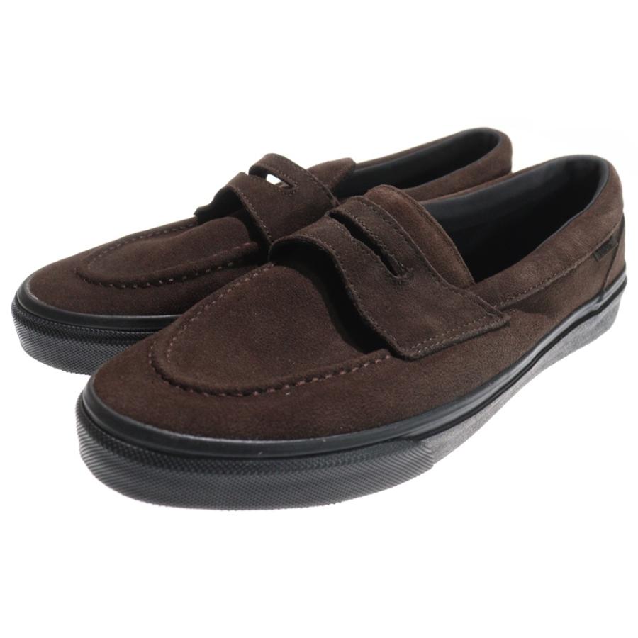 VANS ブラウン スエード ローファー VANS LOAFER ヴァンズ ローファー スエード ブラウン 26.5cm